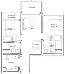 parktown-residence-2-bedroom-type-bp2-singapore