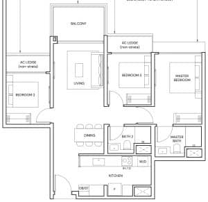 parktown-residence-3-bedroom-type-c1-singapore