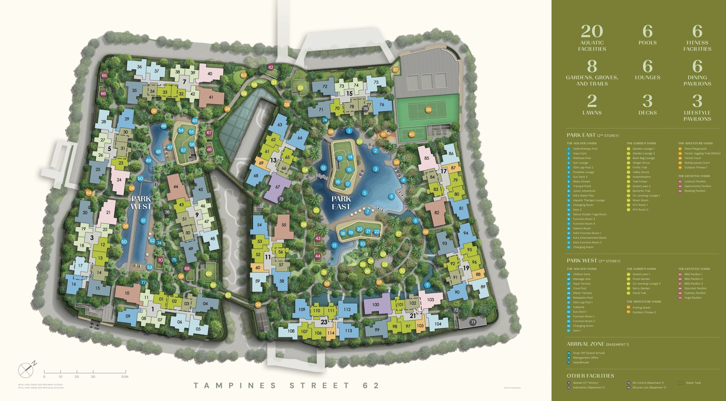 Parktown Residence site plan